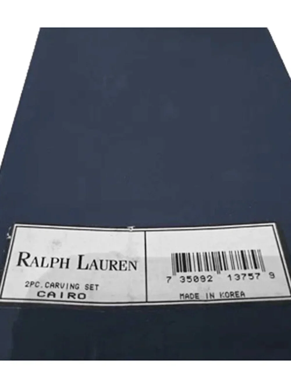 NEW Vintage Ralph Lauren Carving Set! Cairo Pattern 18/10 Stainless Knife & Fork